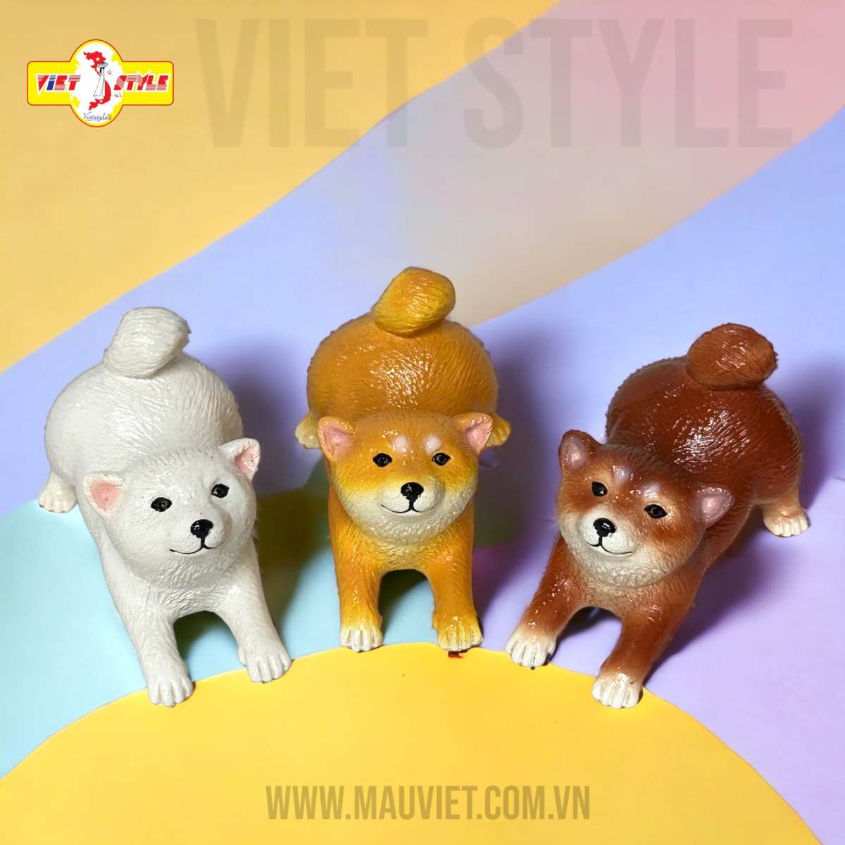 Tượng Shiba Inu Polyresin